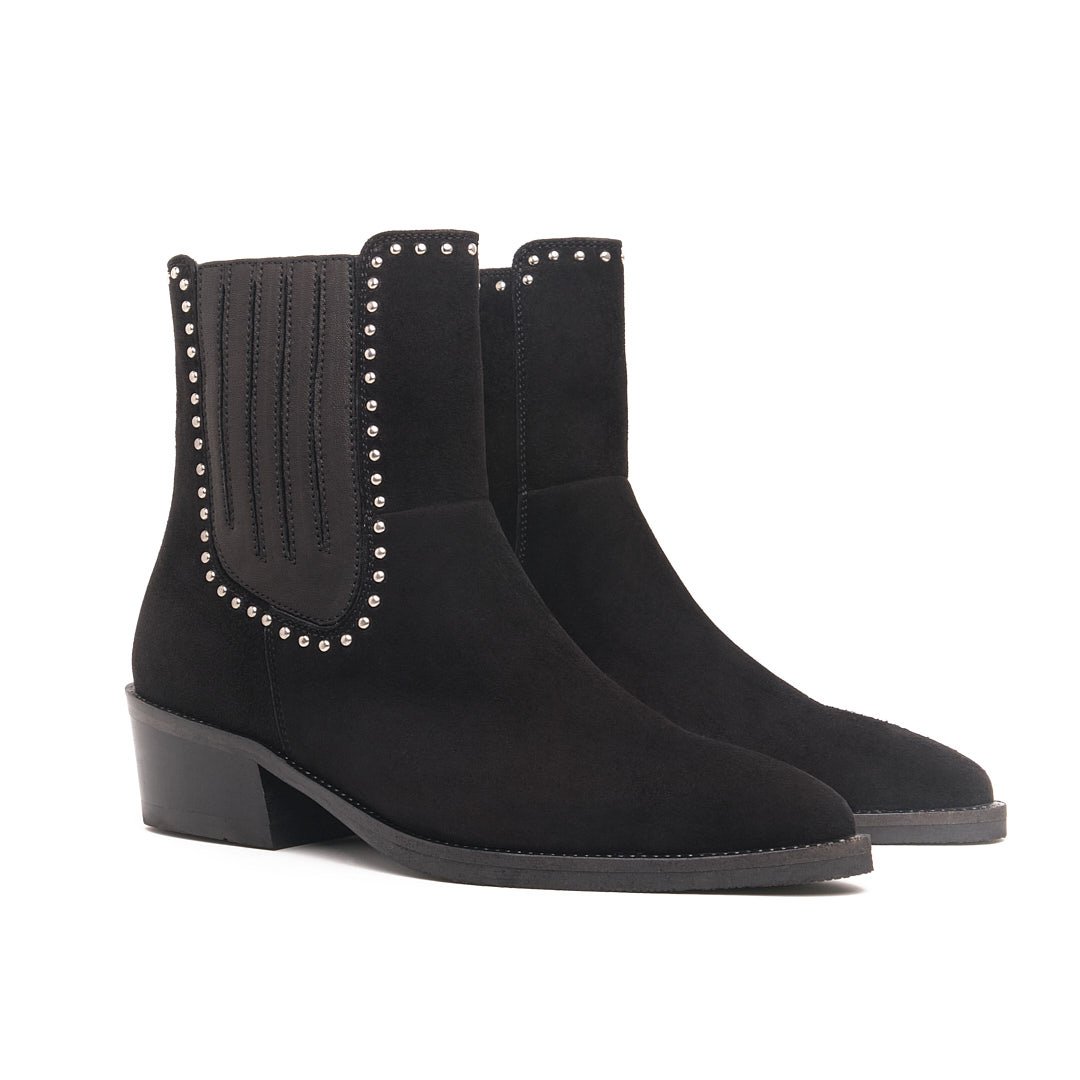 bota-martina-gamuza-negra-mujer Bota Martina - Imagen 1